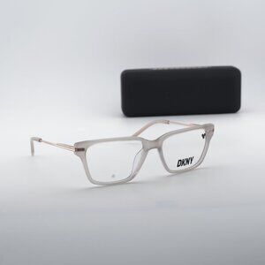 DKNY DK7012 011 Rectangle Eyeglasses 53mm - Fog/Gold